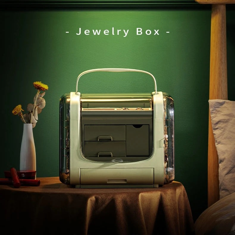 Large Capacity Luxury European Style Jewelry Box | Multi‑Layer Organizer