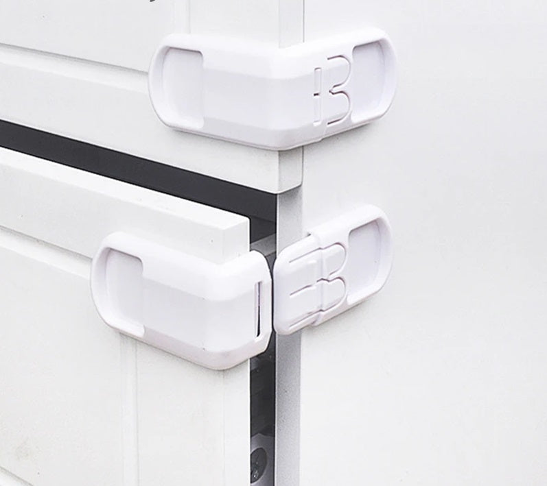 Child Safety Drawer Lock (Pack of 2) – Baby Proof Cabinet, Drawer & Appliance Lock