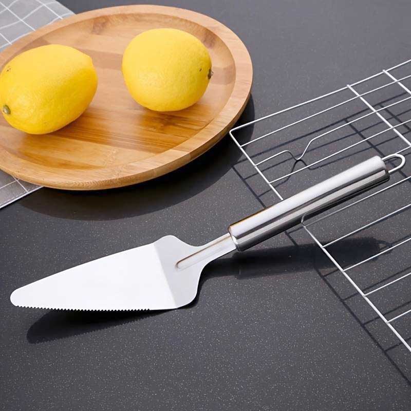 Stainless Steel Pizza And Cake Lifter With Side Cutter