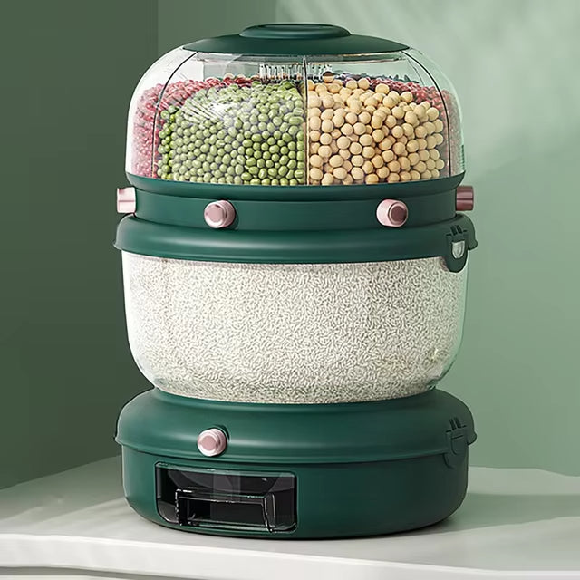 9KG Double Layer 360°Rotating Storage