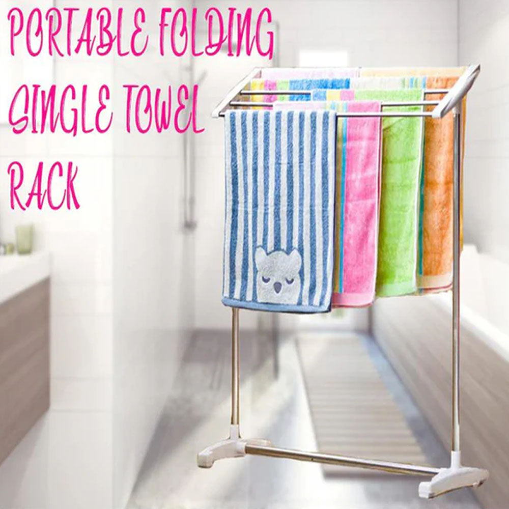 Mobile Room Save Space Towel Cloth Rack Holder
