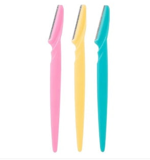 Eyebrow Trimmer Facial Hair Removal (Pack of 3) – Professional Razor Shapers