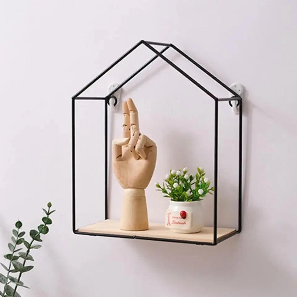 Wall Mounted House Shape Shelf