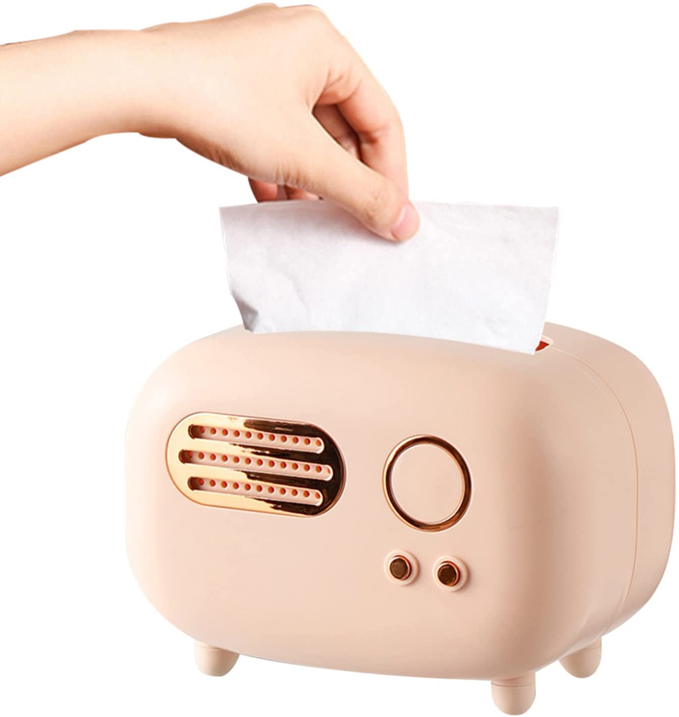 Vintage Radio Style Tissue Box