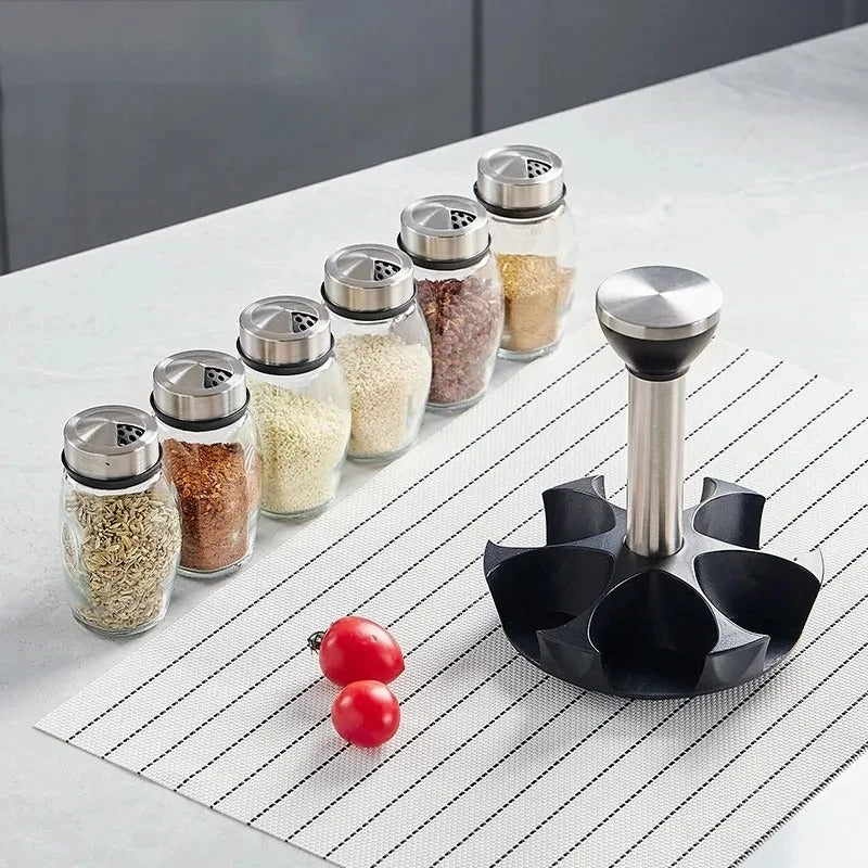 360° Rotating Spice Jar Set