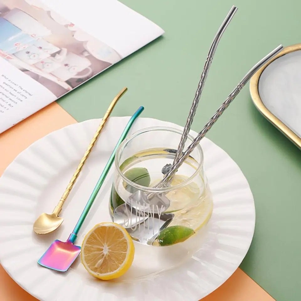 Double Dip Fruit Spoon Straws