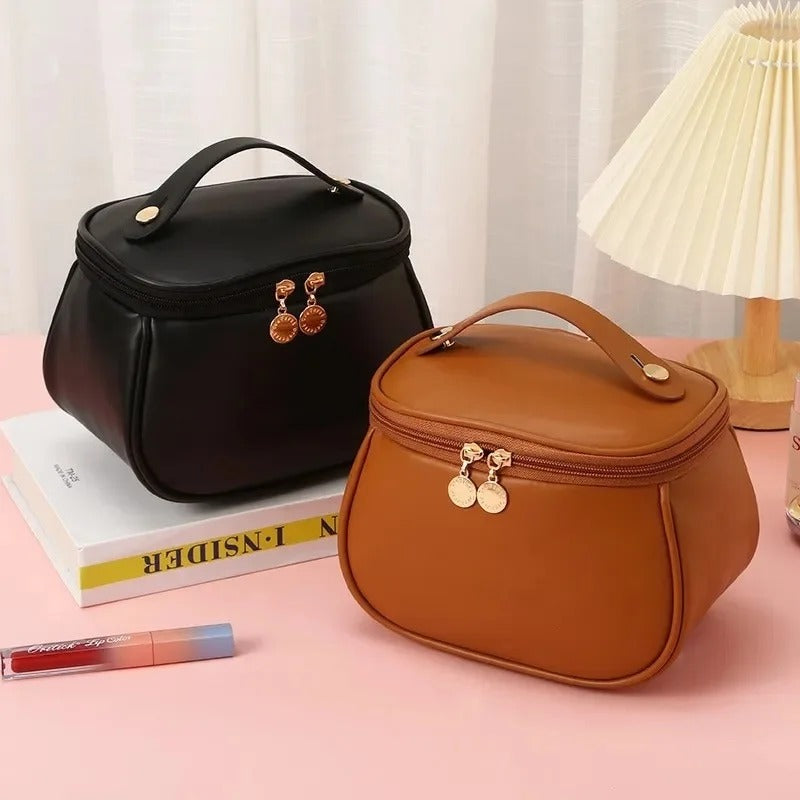PU Leather Travel Makeup Bag