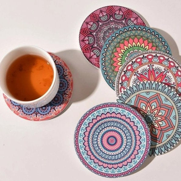 Ethnic Style Coaster Set (6pcs)