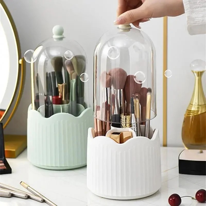 New 360° Rotating Makeup Brush Holder