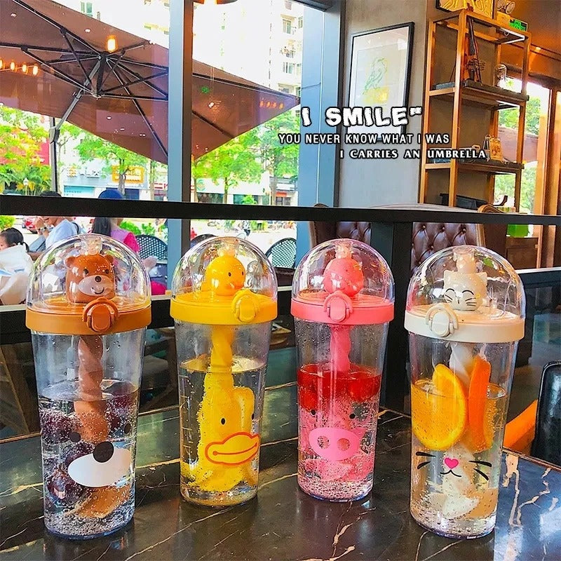 Acrylic Stirring Straw Glass