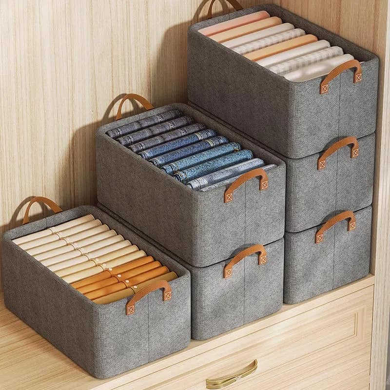 Wardrobe Storage Organizer With Steel Frame