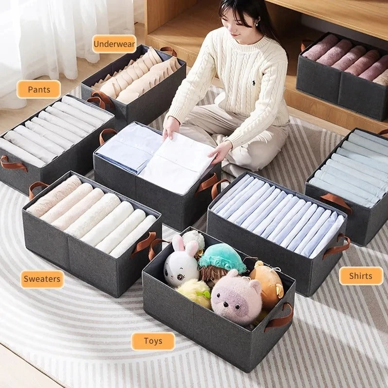 Wardrobe Storage Organizer With Steel Frame