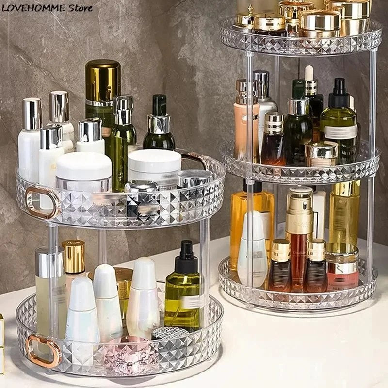 Rotating Diamond Cut 3 layer Rotating Organizer