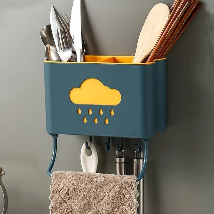 Rain Drop Cutlery Holder