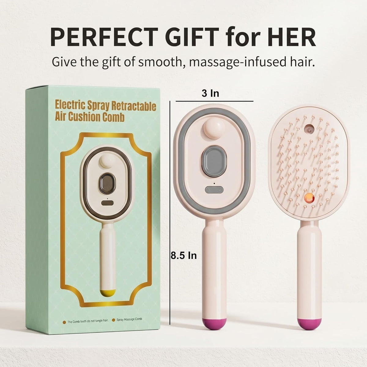 Electric Spray Air Cushion Massage Comb
