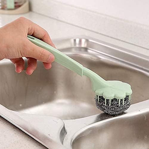 Stainless Steel Wire Ball Brush – Durable Multi-Purpose Cleaning Tool
