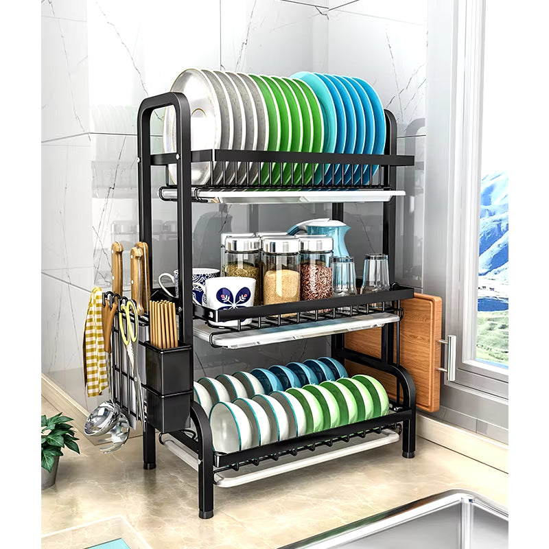 Stainless Steel 3-tier Dish Rack