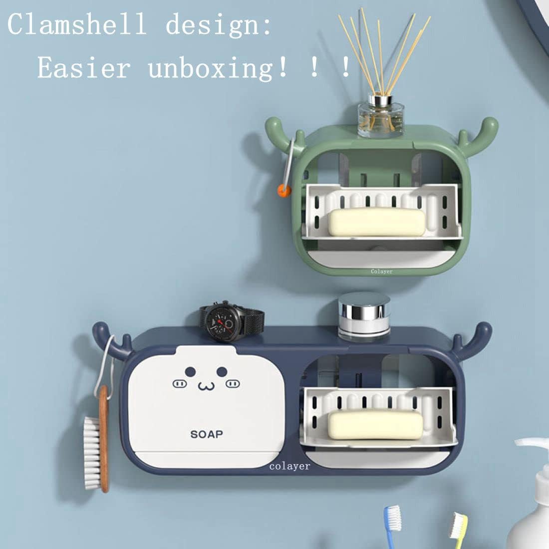 Wall Mounted Closed Soap Box