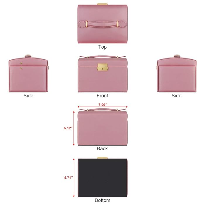 3 Layer PU Jewelry Organizer