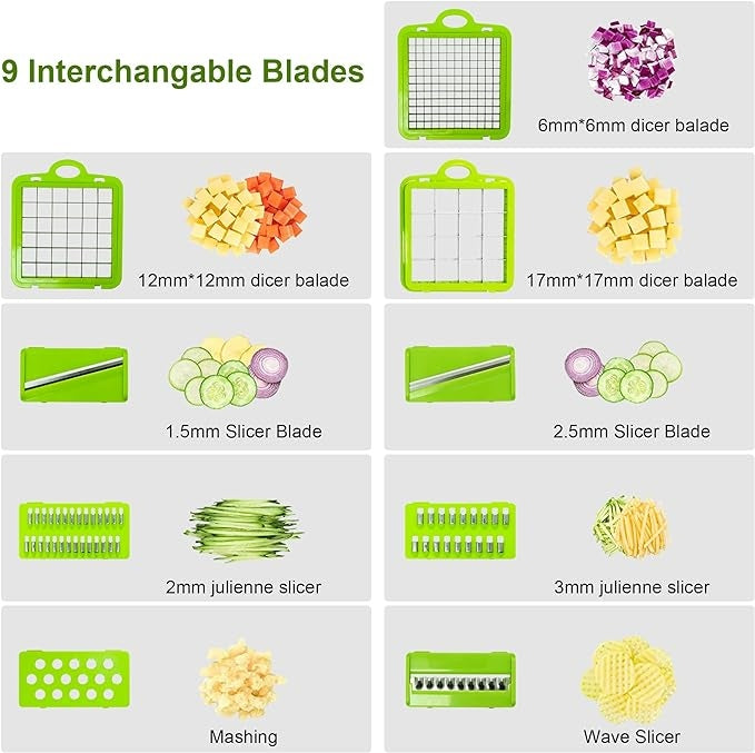 16 in 1 Multifunctional Vegetable Cutter