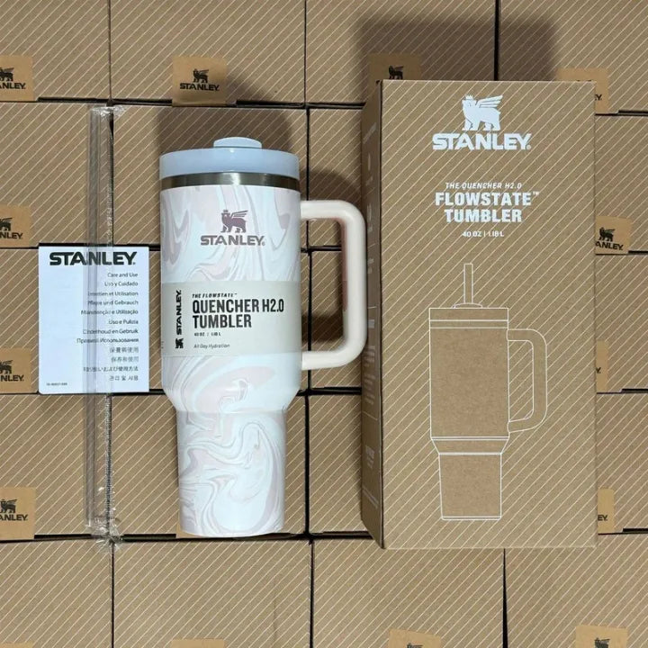 Premium marble insulated tumbler 1.18L - buy in Pakistan