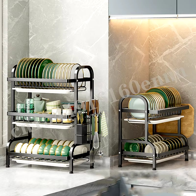 Stainless Steel 3-tier Dish Rack