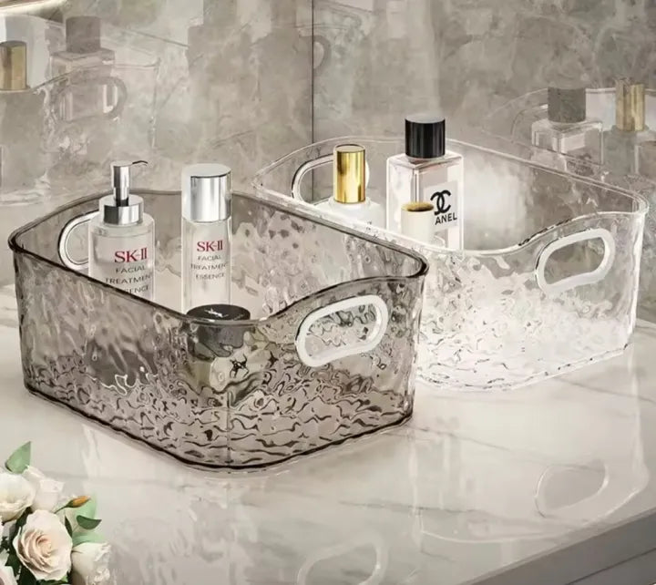 Acrylic Cosmetic Organizer with Handle