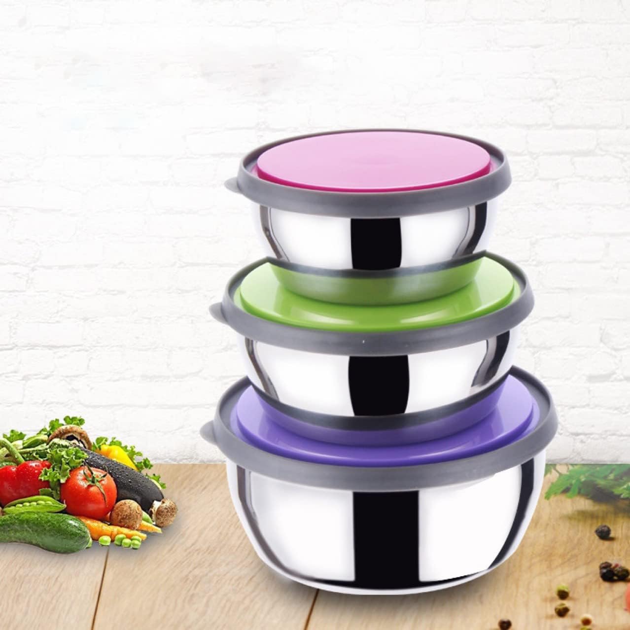 Stainless Steel Seal Pot (Pack of 3)