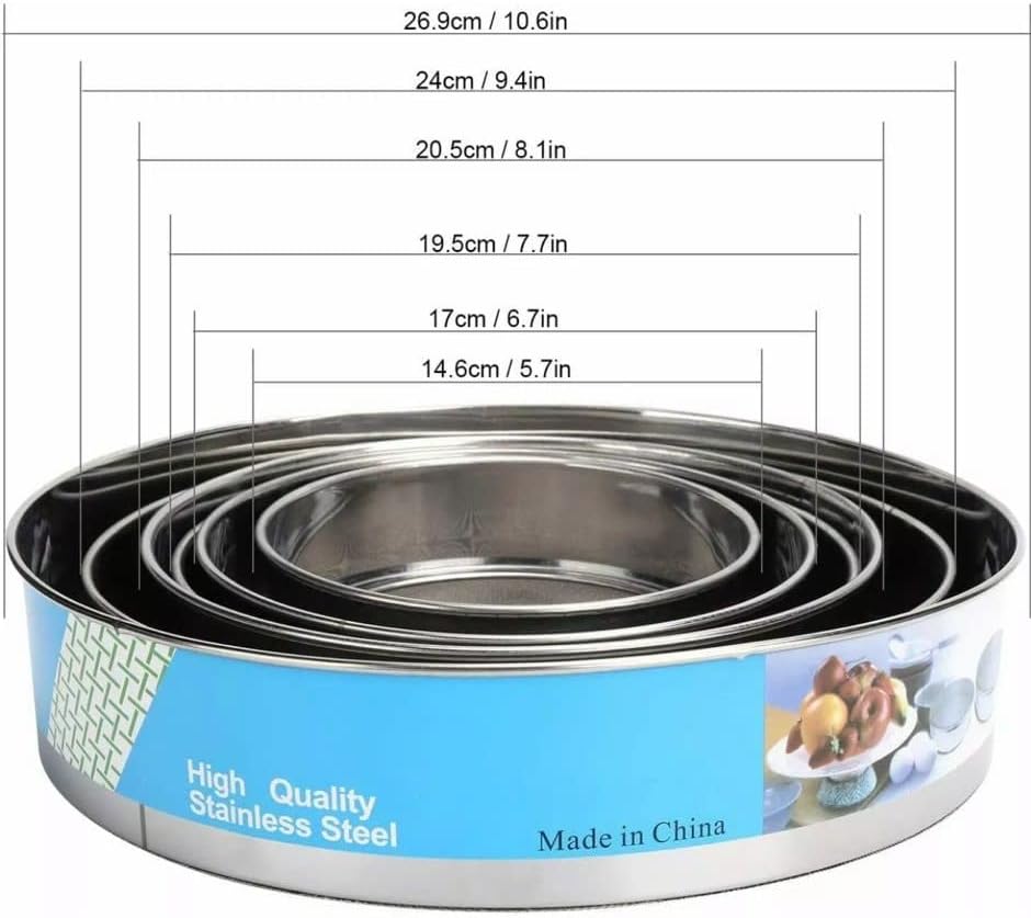 Round Strainer Set (Pack of 6)