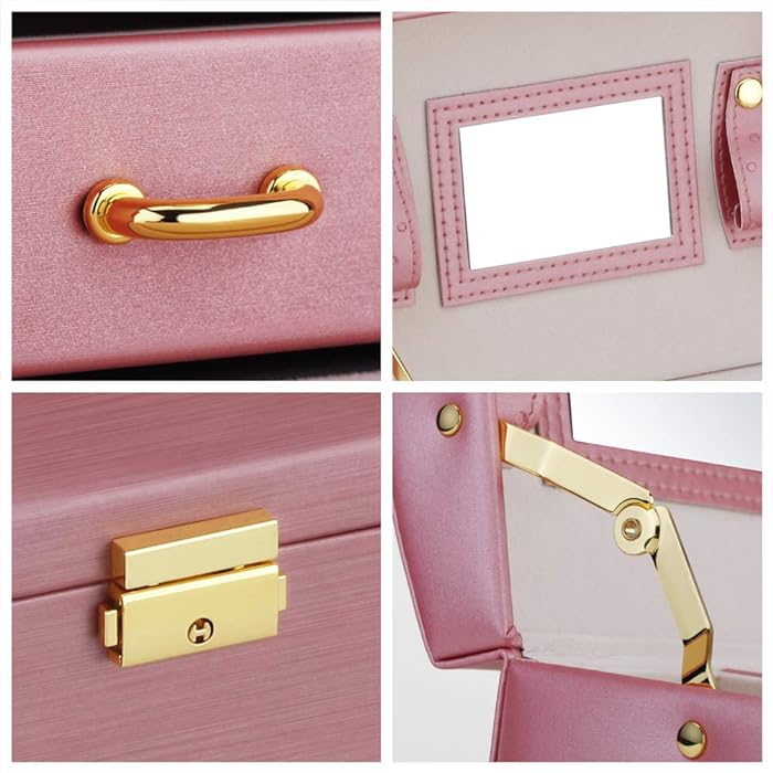 3 Layer PU Jewelry Organizer