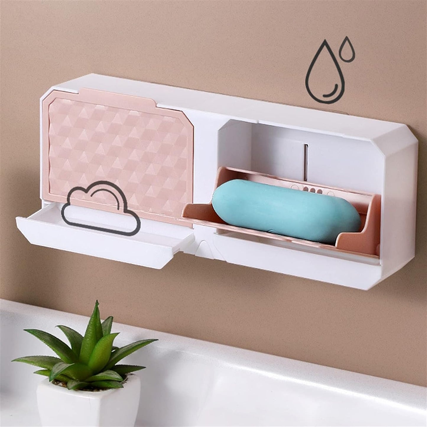 Wall Mounted Closed Soap Box