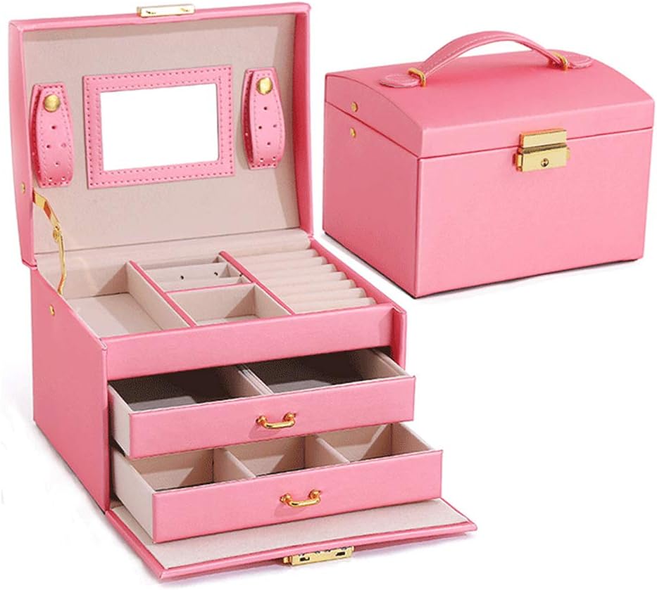 3 Layer PU Jewelry Organizer