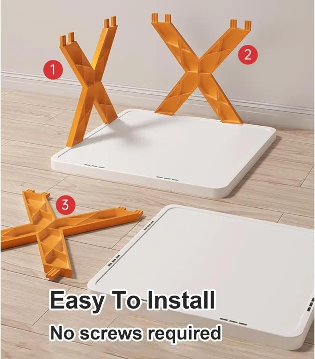 Foldable Zig zag shoe rack in 6 layers
