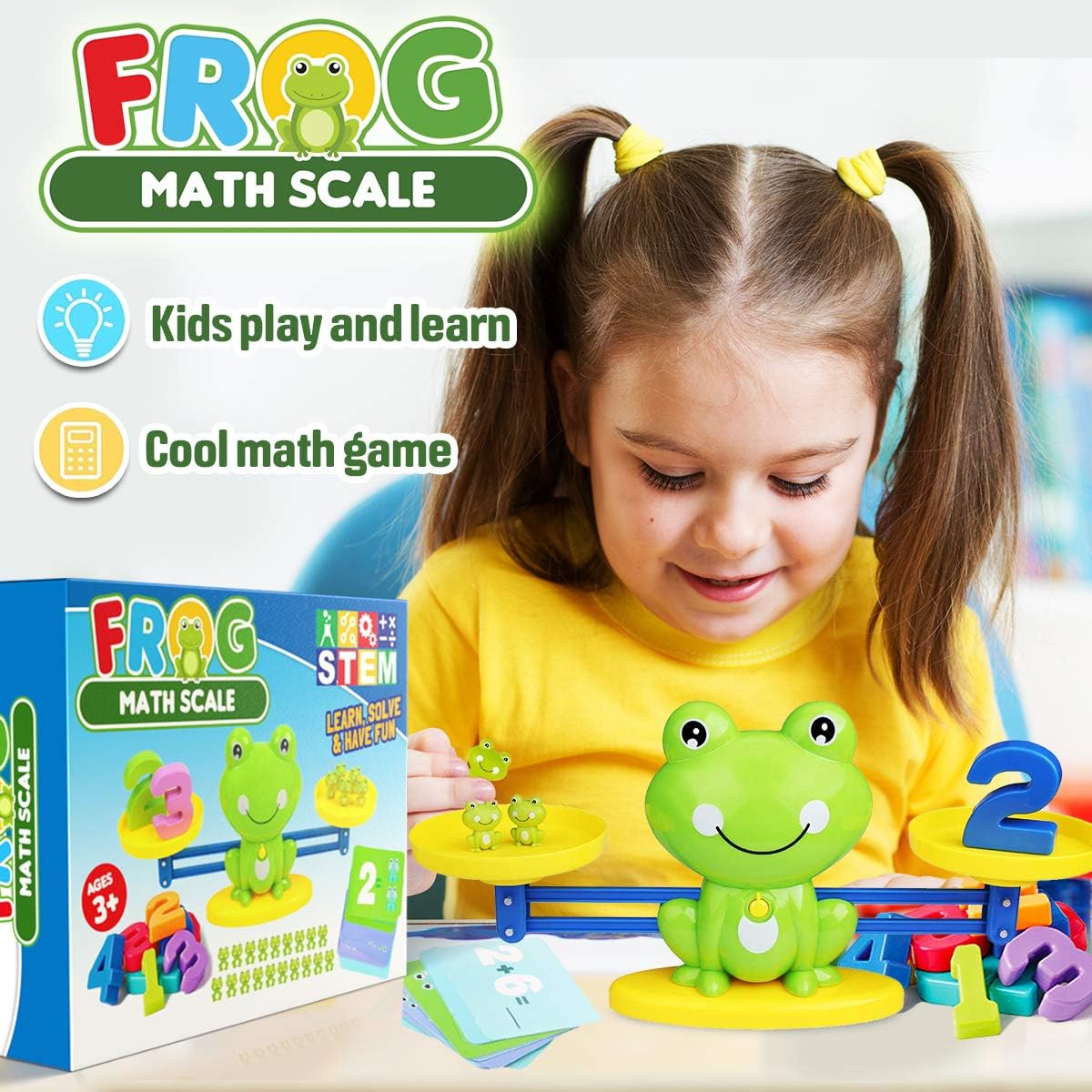 Montessori Frog Balance Game – Interactive Learning Toy for Children