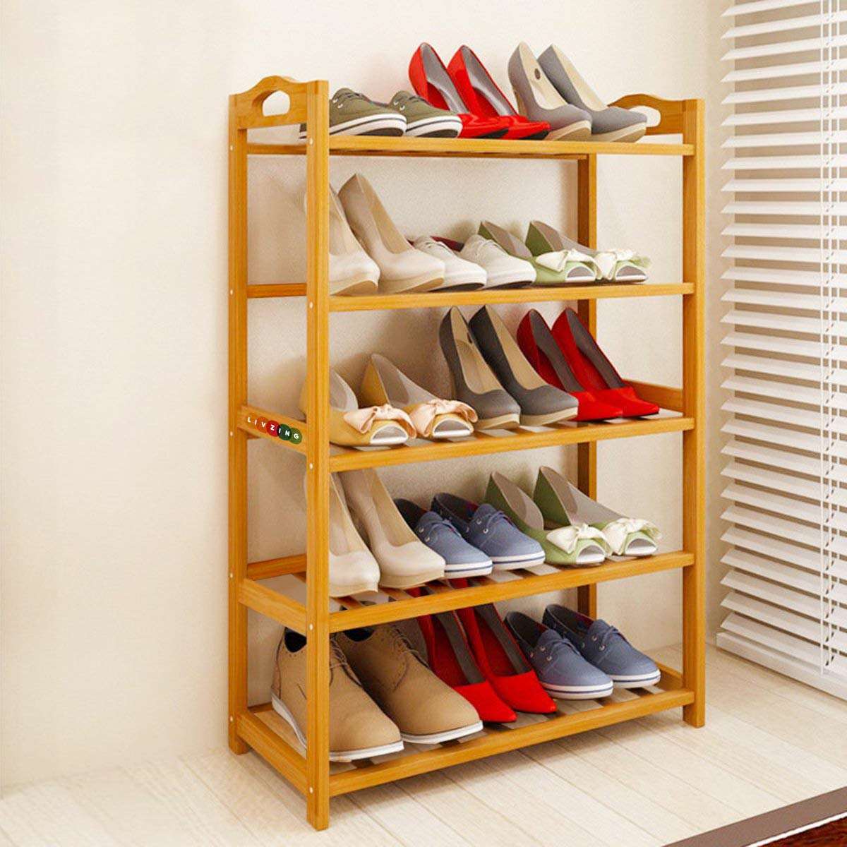 Bamboo Wooden Shoe Rack