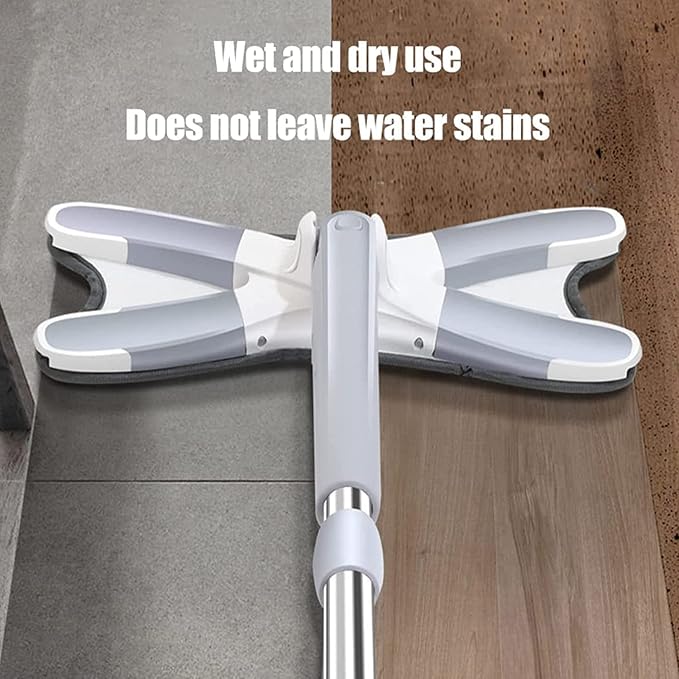 X Mop Hands-Free Self-Wringing Flat Mop β Microfiber Floor Cleaning Mop