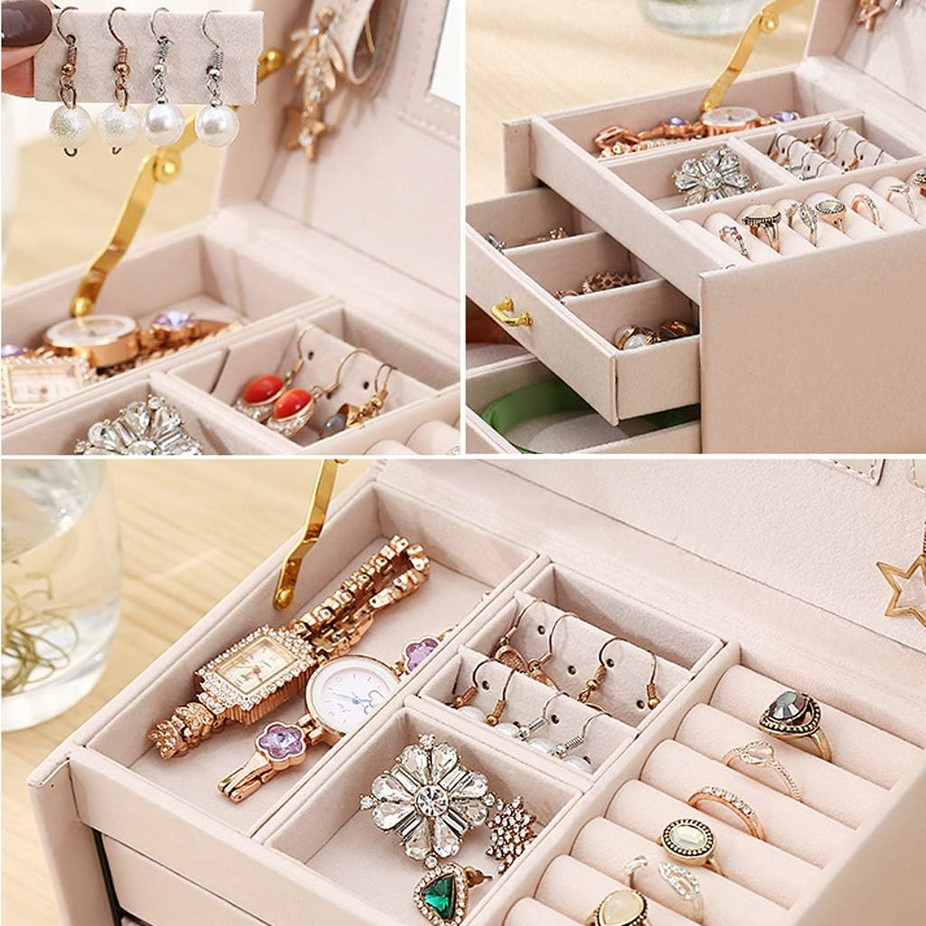 3 Layer PU Jewelry Organizer