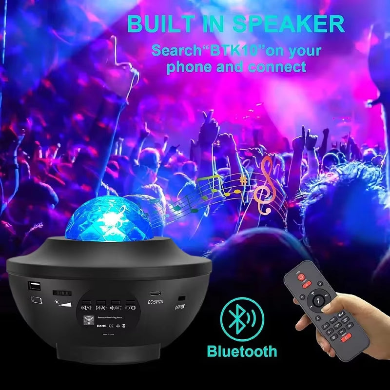 LED Star Ocean Wave Projector