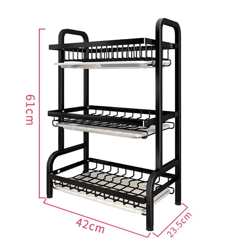 Stainless Steel 3-tier Dish Rack