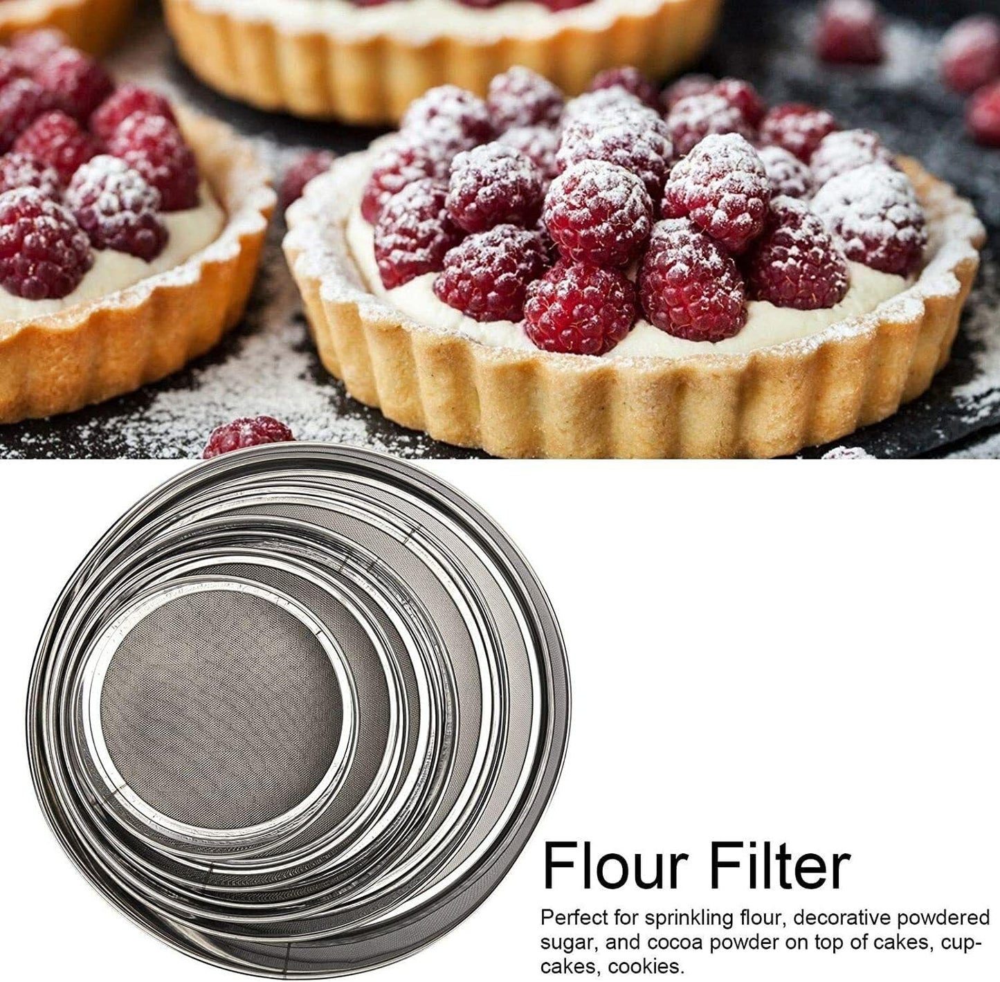 Round Strainer Set (Pack of 6)