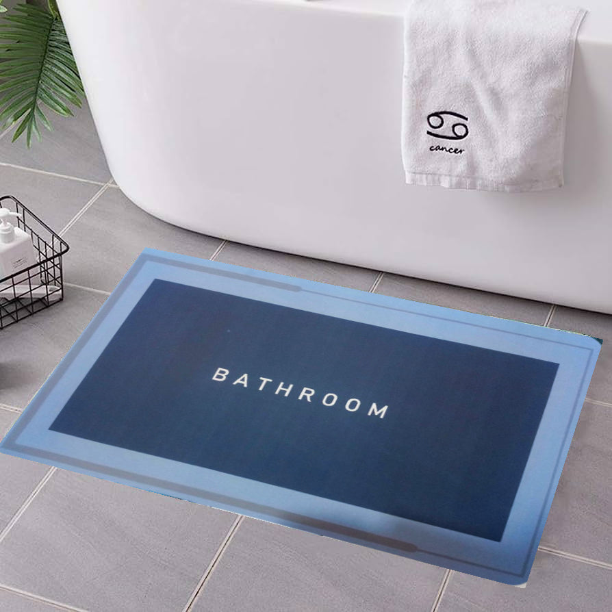 Square Shape Bathroom Mat