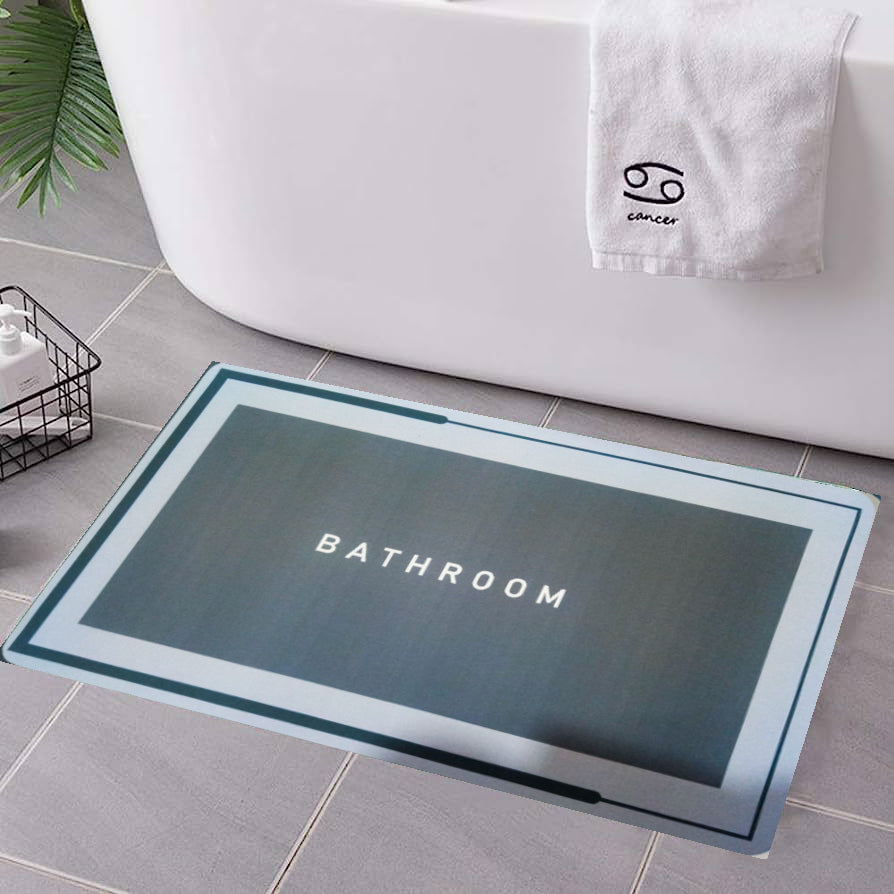 Square Shape Bathroom Mat
