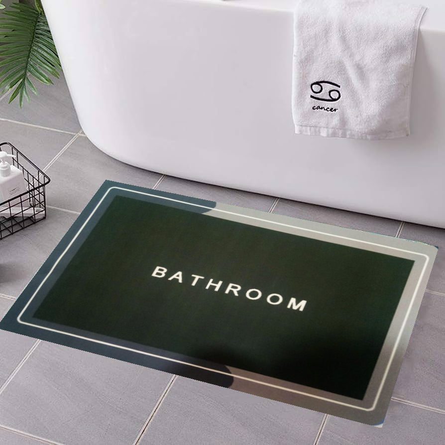 Square Shape Bathroom Mat