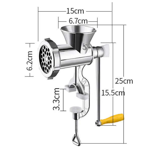 Handy Meat Mincer – Qeema Machine & Hand Chopper | Manual Meat Grinder