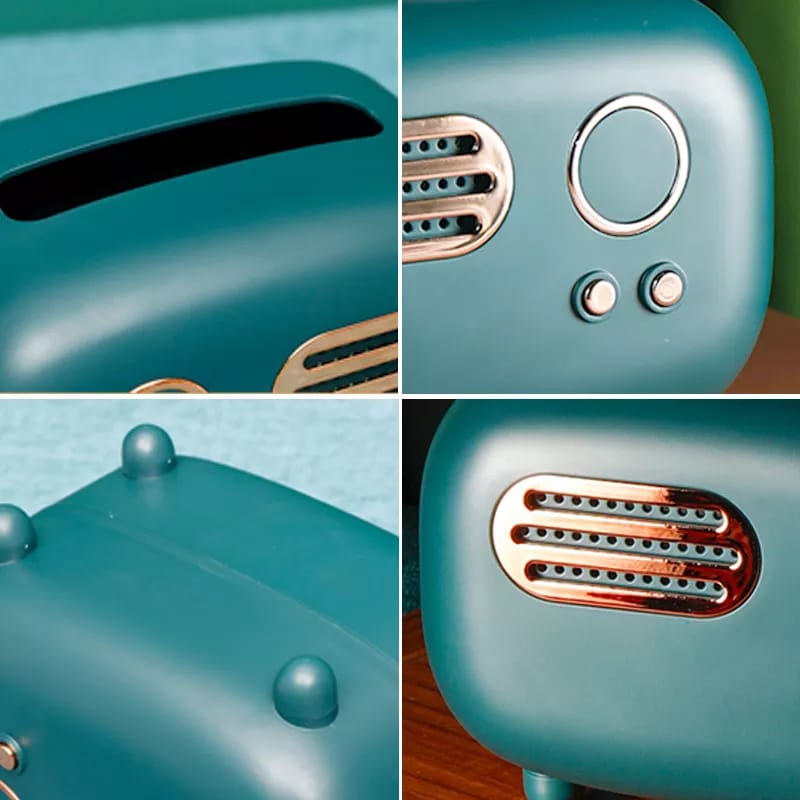 Vintage Radio Style Tissue Box