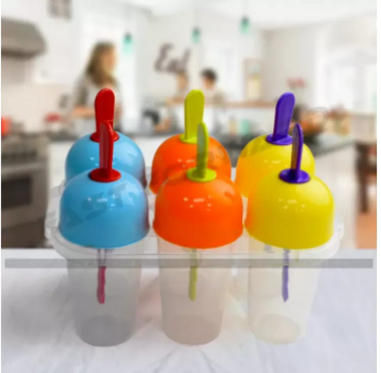 Popsicle / Ice Cream Molds (6 Pcs)