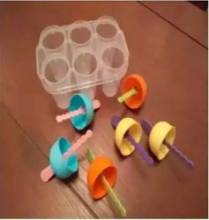 Popsicle / Ice Cream Molds (6 Pcs)