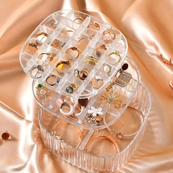 3 Layers Acrylic Transparent Jewellery Organizer