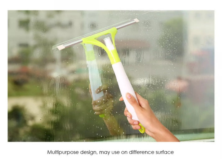 Shower Spray Glass Wiper – 2-in-1 Spray & Squeegee Cleaner for Windows & Tiles