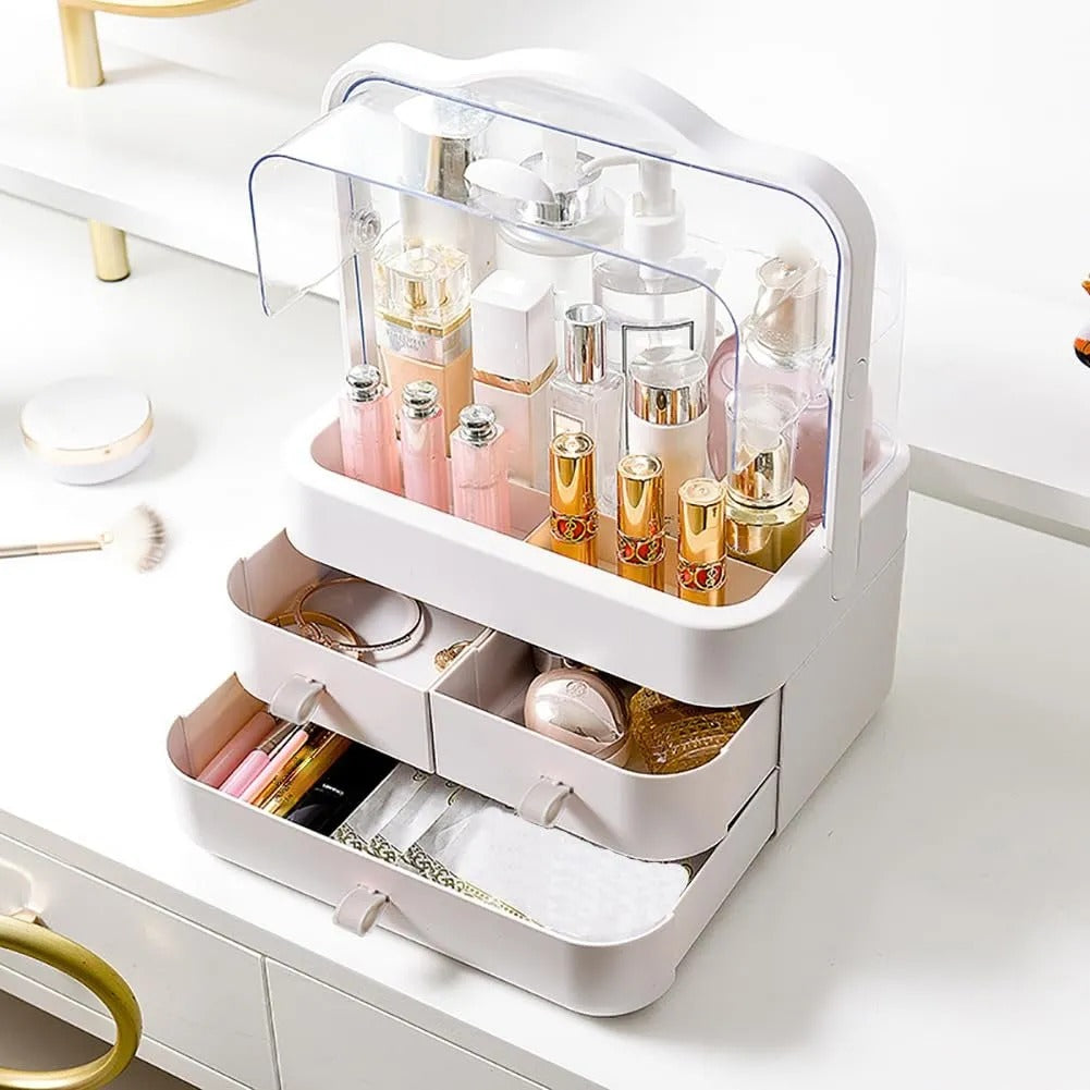 Double Door Modern Cosmetic Organizer